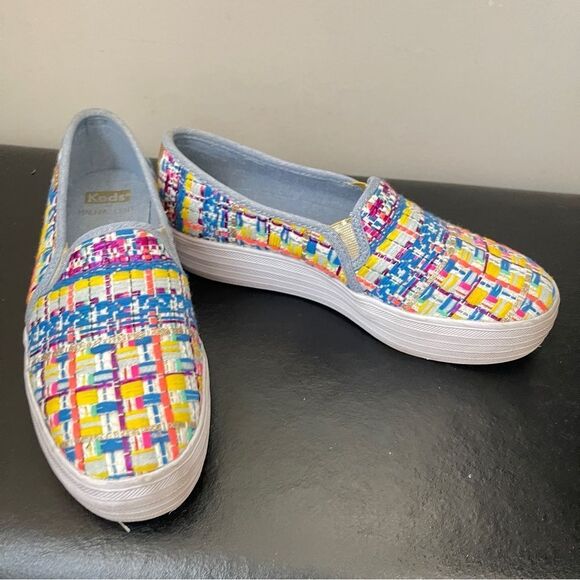 Keds x Malhia Kent Triple Decker Klein Slip-Ons - US 5.5 - Picture 6 of 10